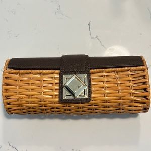 MICHAEL Michael Kors wicker clutch